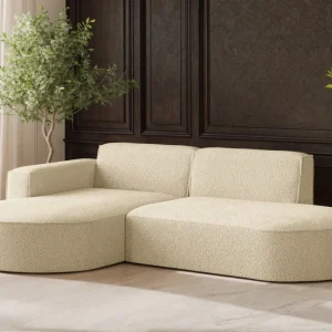 Ecksofa, Sofa L-Form Designer Modena Studio stoff Quelle
