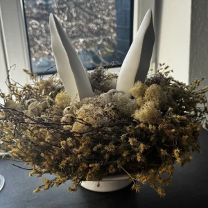 Naturkranz " Bodhi " mit Eiern ø 35 cm von Couronne
