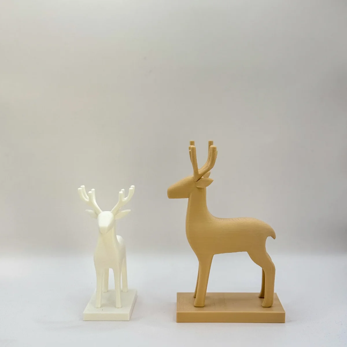 3D-gedrucktes Rentier-Set aus PLA – 2-teilig | Dekofiguren in 18 Farben
