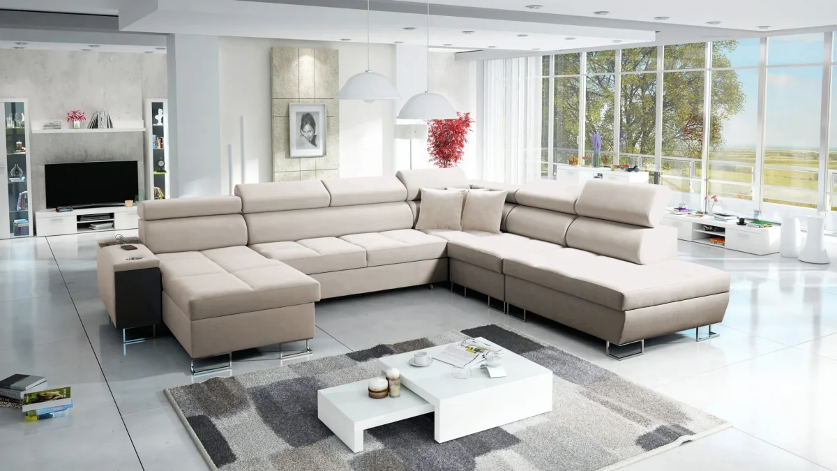Großer multifunktionaler Eckschrank Morena X, breite Farbpalette – Bild 7