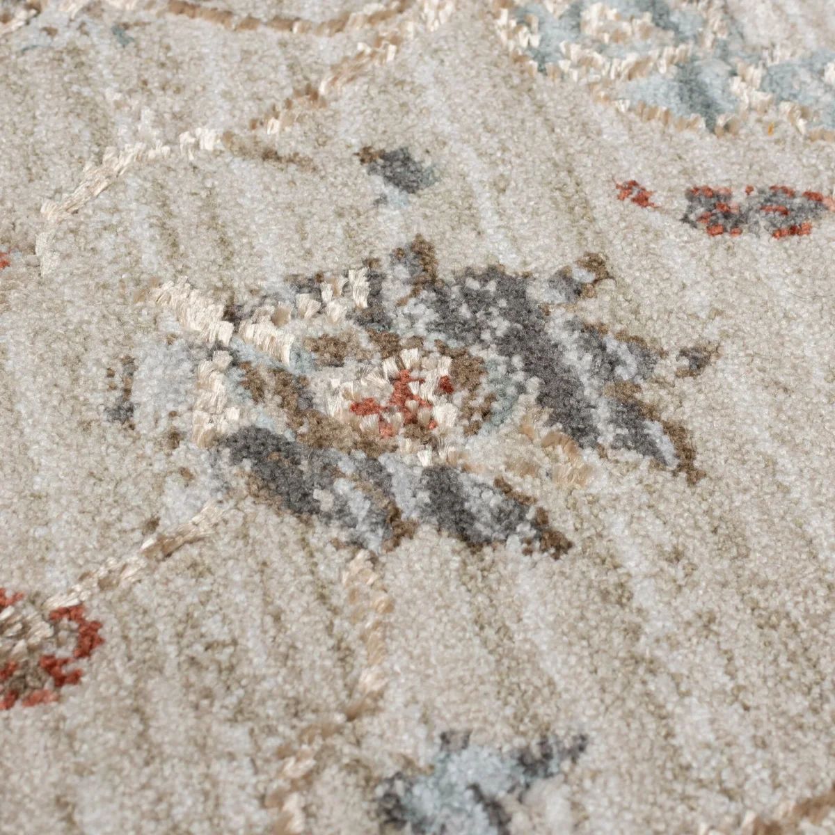 Teppich Kurzflor Persisch Floral Muster, Orientalisch, Wohnzimmer – Bild 5