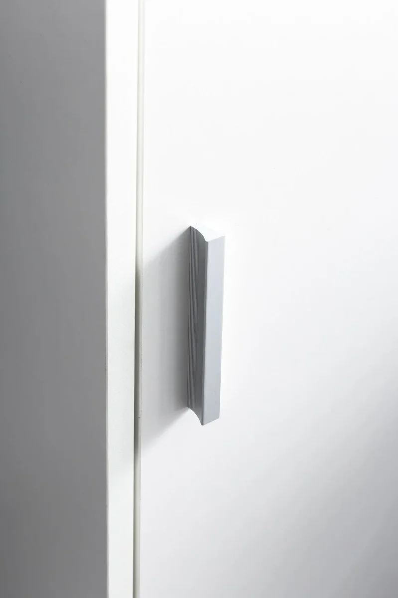 Badschrank Weiß 30x95,5x30 cm aus Melamin mit kratzfester Oberfläche – Bild 8