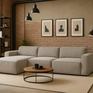 Ecksofa Cursal L-Form – modular, modern, unvergleichlich bequem stoff Poso