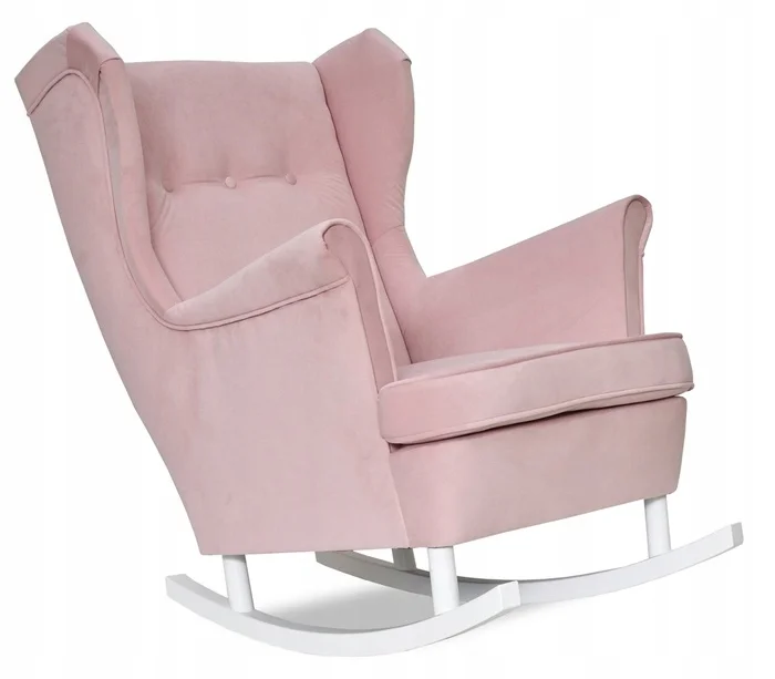 Ohrensessele Schaukelstuhl Pulver rosa Tochter Zimmer RELAX