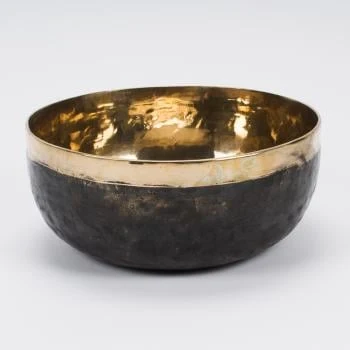 Planetenklangschale schwarz, gold Neptun
